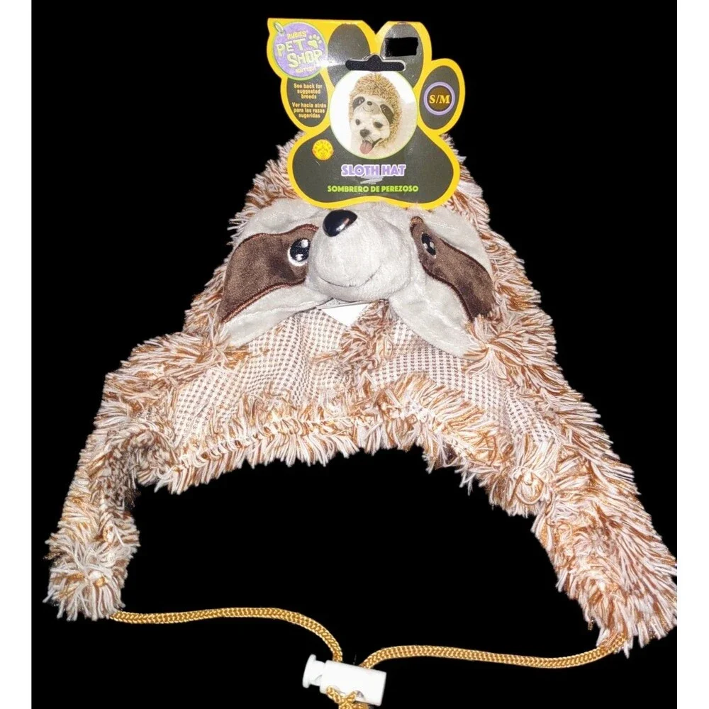 Rubie's Pet Shop Boutique Halloween Hats for Dogs - Sloth Size M-L